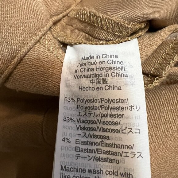 J.Crew Women’s Size 4 Camel/Tan Dress Pants – Slim/Ankle Crop - Picture 5 of 8